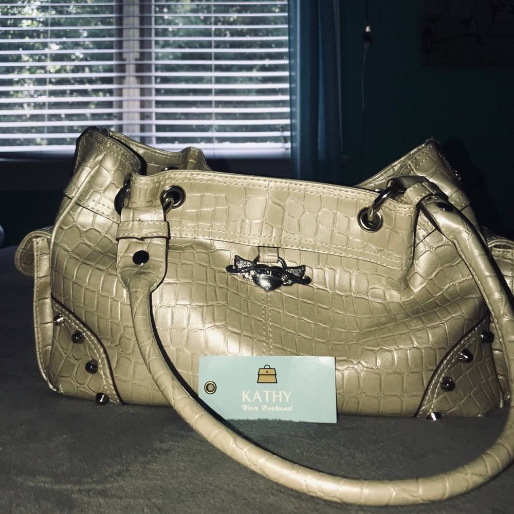 Metallic handbag